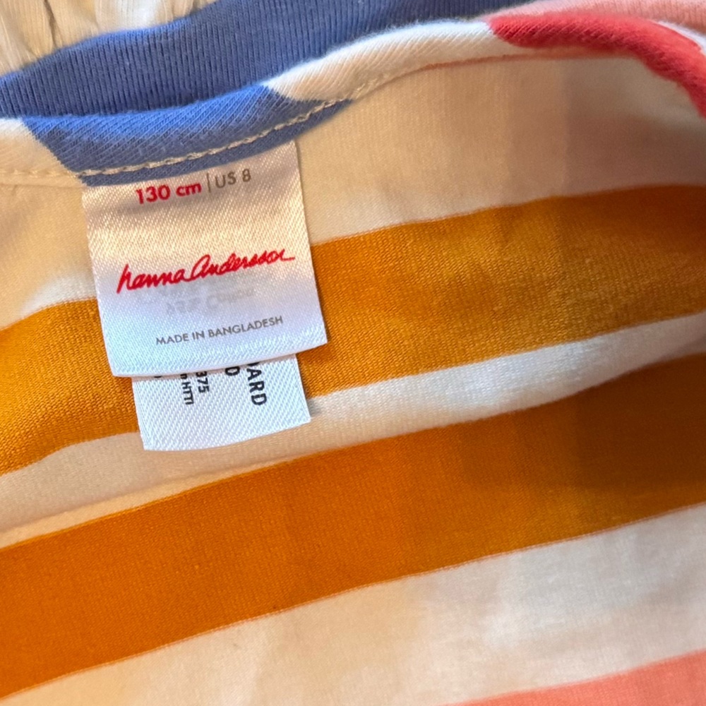 HANNA ANDERSSON Stripe Skater Dress with Pockets - Picture 11 of 13